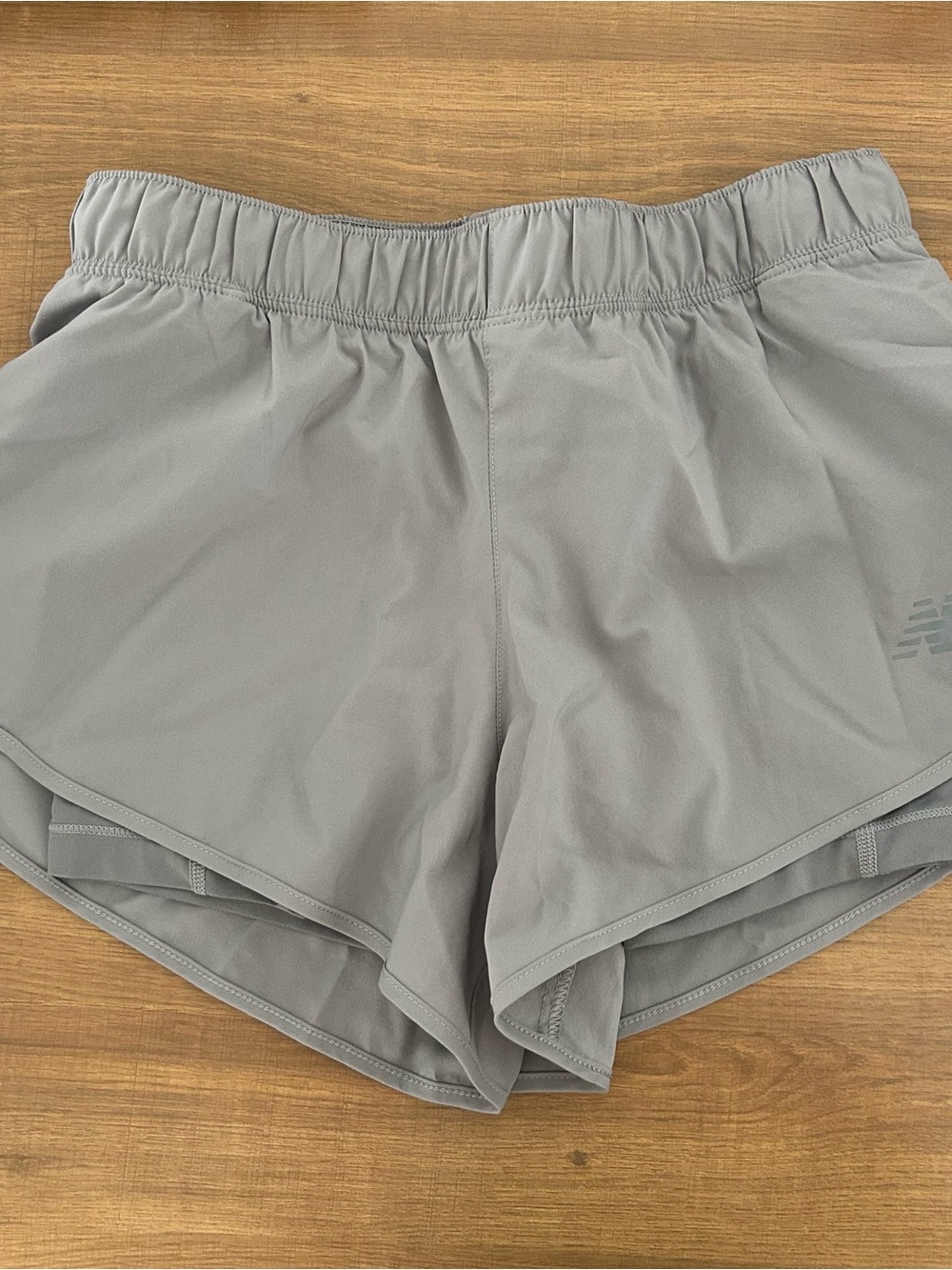 New Balance Women's Gray Performance Running Shorts